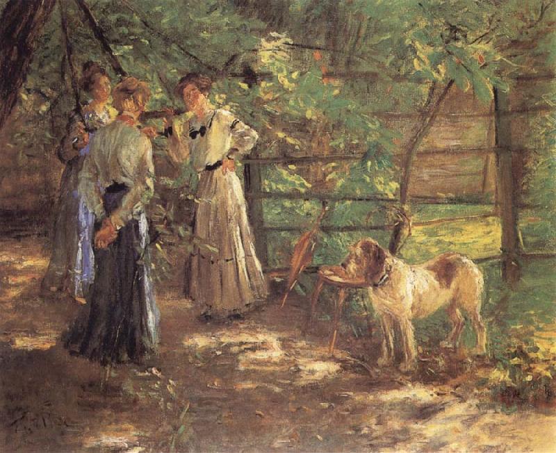 Fritz von Uhde In the Garden